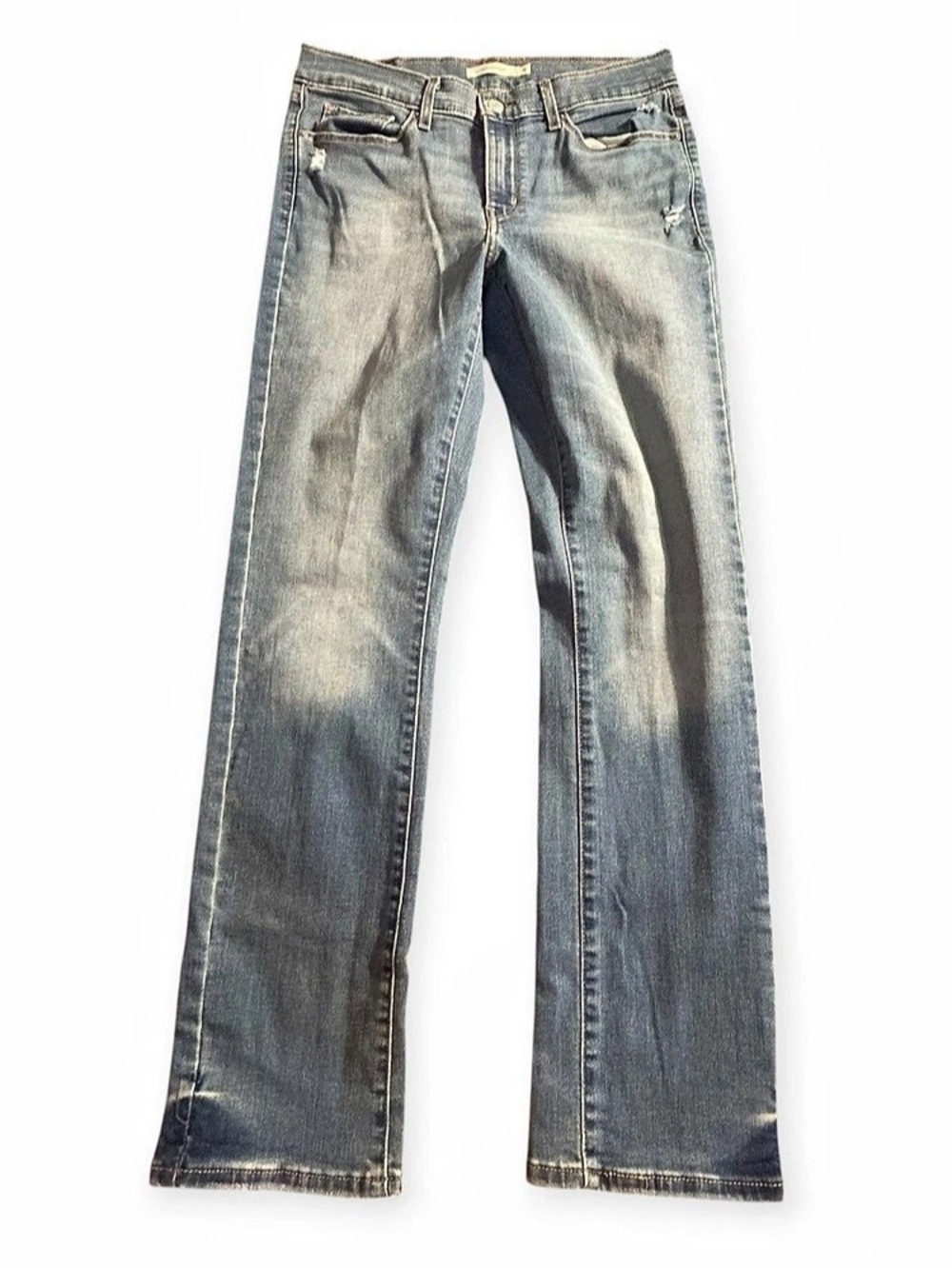 Levi's Classic Straight Leg Jeans Waist 8 Blue